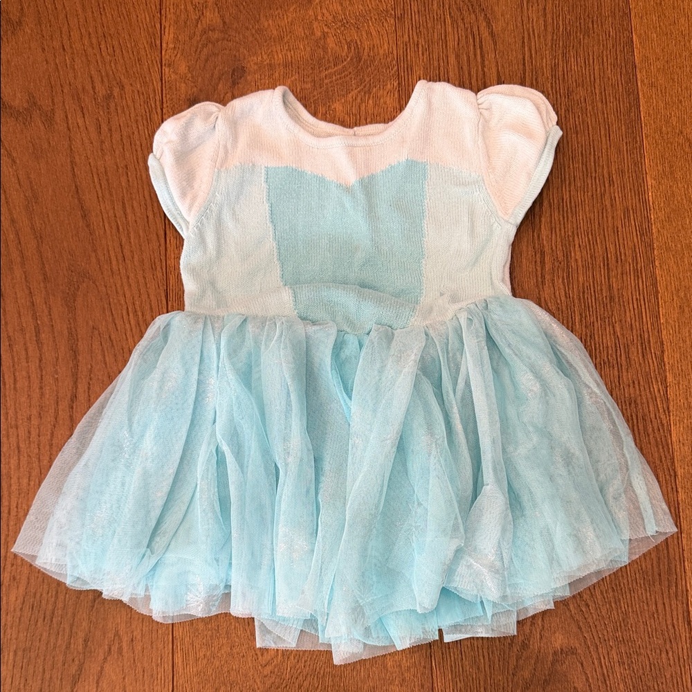 GAP Light Blue and White Kids Dance Costume